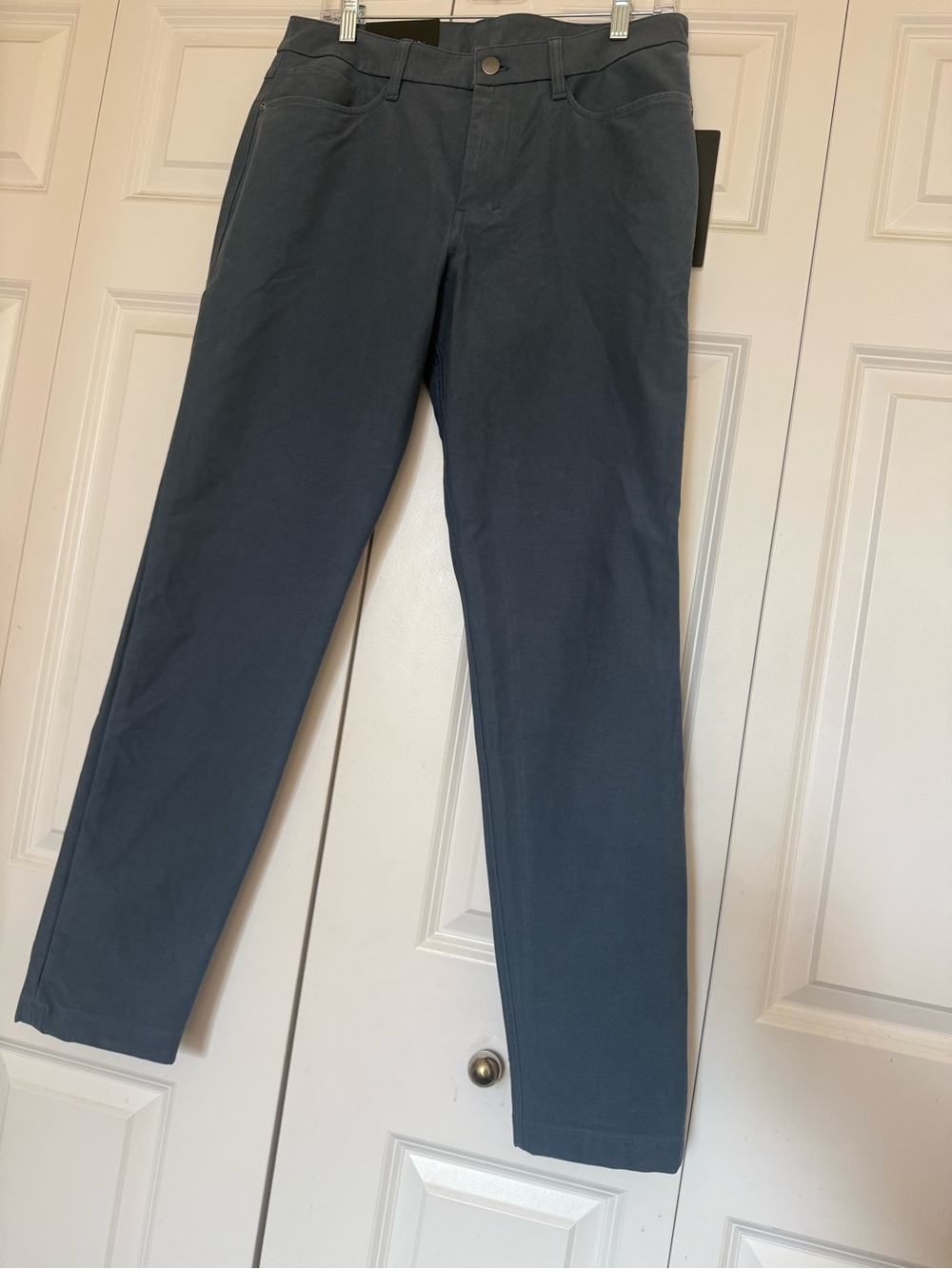 lululemon ABC Slim Fit 5 Pocket Pants Utilitech Mens 31x32 Stretch Gray